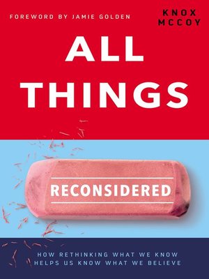 cover image of All Things Reconsidered